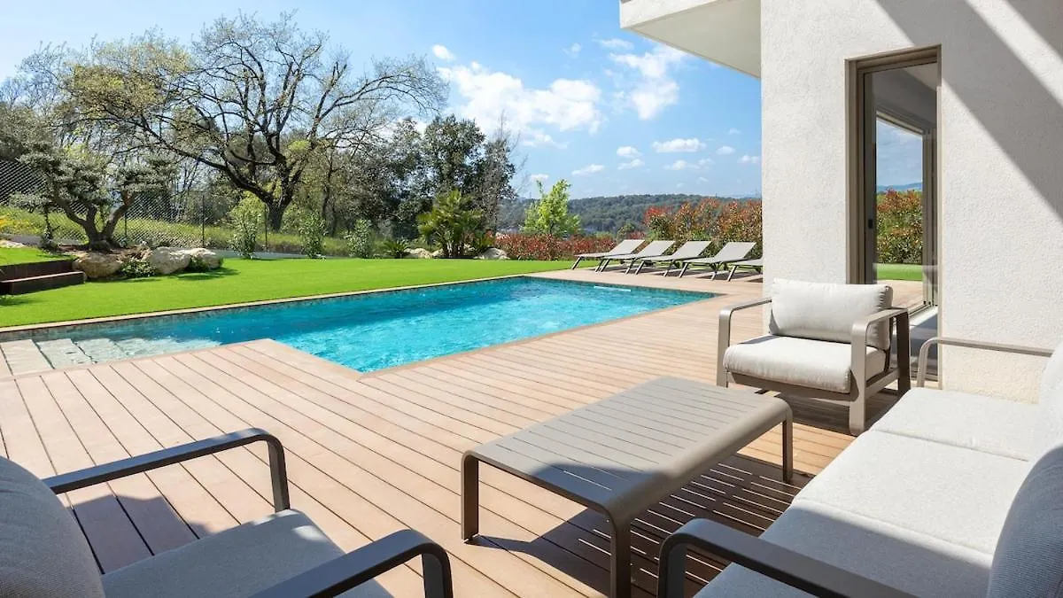 Villa Jylloue Modern 6 Chambres , Navette Aeroport Et Agent De Service Mougins