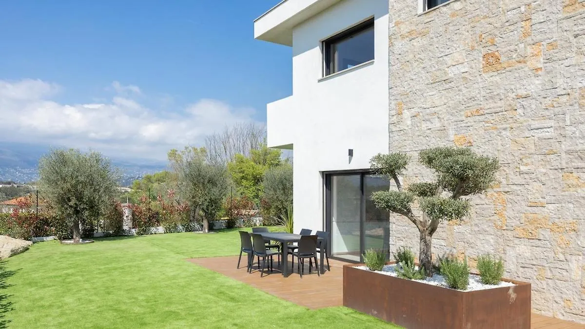 Villa Jylloue Modern 6 Chambres , Navette Aeroport Et Agent De Service Mougins France