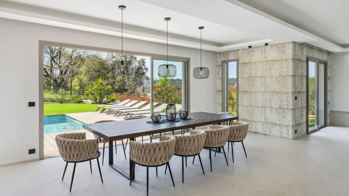 Villa Jylloue Modern 6 Chambres , Navette Aeroport Et Agent De Service Mougins