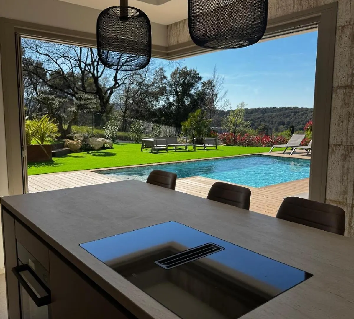 Villa Jylloue Modern 6 Chambres , Navette Aeroport Et Agent De Service Mougins